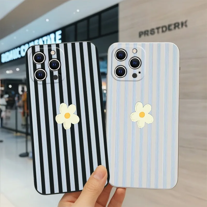 Stripes Flower Korean Phone Ca - огляд і ціна Phone Cases Xr Iphone