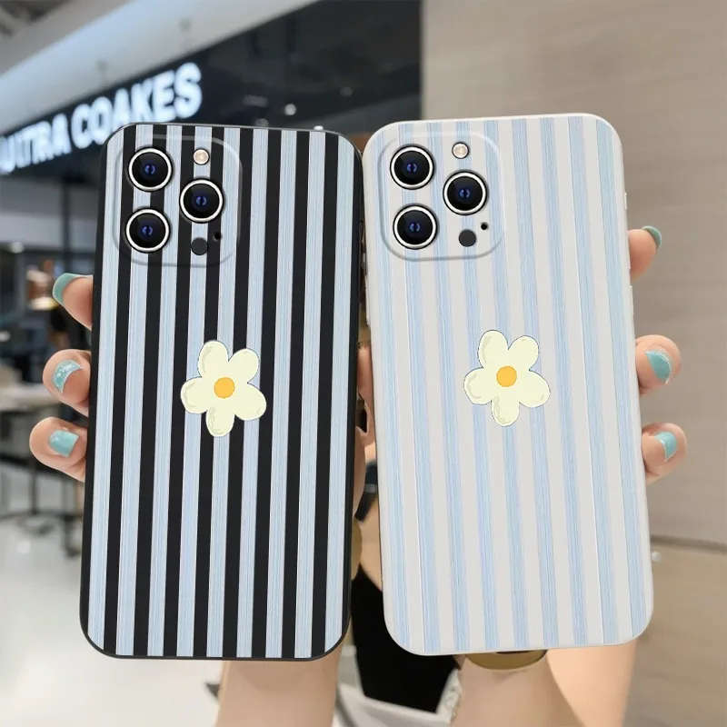 Stripes Flower Korean Phone Ca - огляд і ціна Phone Cases Xr Iphone