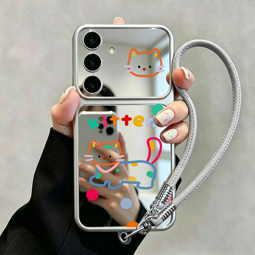 Cute Cat Mirror Case with Phon - огляд і ціна Phone Cases Galaxy A16 5G