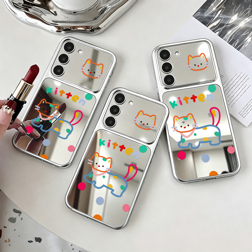 Cute Cat Mirror Case with Phon - огляд і ціна Phone Cases Galaxy A16 5G