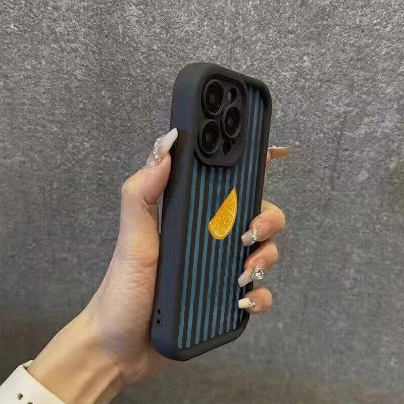 Striped Lemon Slice Pattern Ph - огляд і ціна Phone Cases Xr Iphone