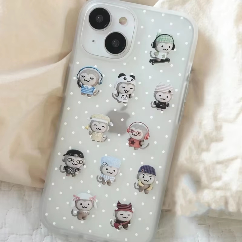 Simple Kawaii Monkey White Pol - огляд і ціна Phone Cases Iphone 13