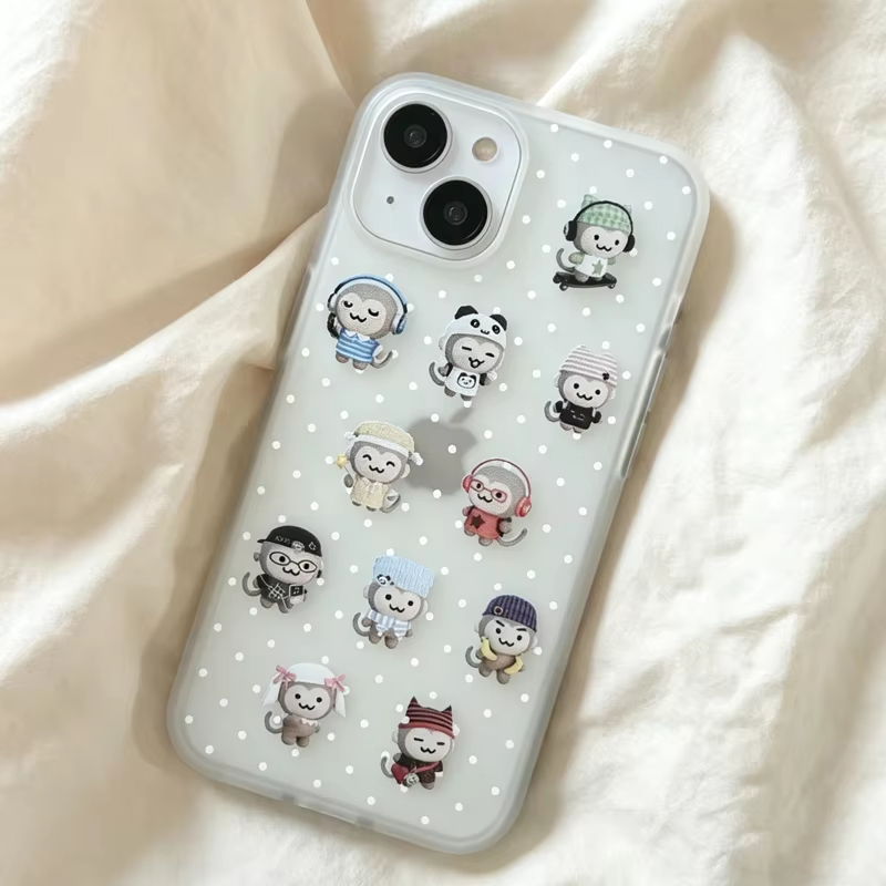 Simple Kawaii Monkey White Pol - огляд і ціна Phone Cases Iphone 13
